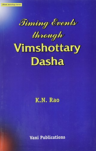 Book Cover Timing Events Through Vimshottary Dasha