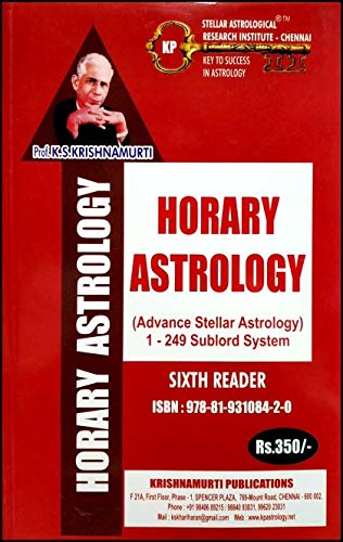 Horary Astrology ( Advance Stellar Astrology)