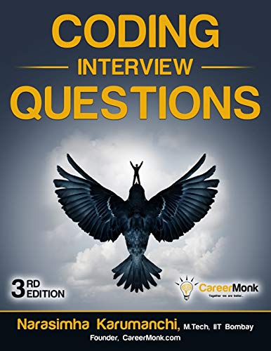 Book Cover Coding Interview Questions, 3rd Edition
