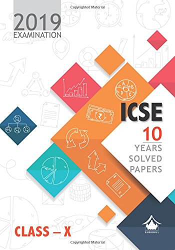 Book Cover 10 Years Solved Papers: Icse Class 10 For 2019 Examination