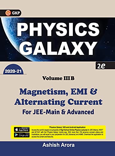 Book Cover Physics Galaxy 2020-21: Vol.3B - Magnetism, EMI & Alternating Current 2e
