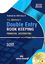 Book Cover T.S. Grewal's Double Entry Book Keeping (Financial Accounting): Textbook for CBSE Class 11