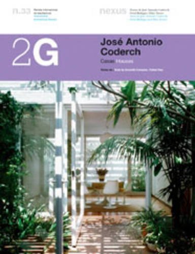 Jose Antonio Coderch: Houses (2G: International Architecture Review Series) (English and Spanish Edition)