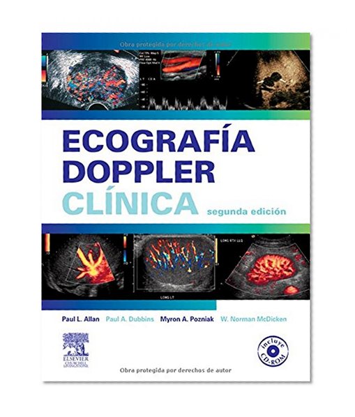 Book Cover EcografÃ­a Doppler clÃ­nica + CD-ROM, 2e (Spanish Edition)