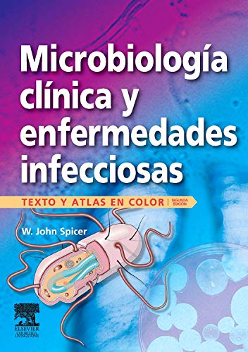 Book Cover MicrobiologÃ­a clÃ­nica y enfermedades infecciosas: Texto y atlas en color (Spanish Edition)