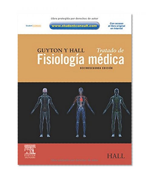 Book Cover Guyton y Hall. Tratado de fisiologia medica + StudentConsult (Spanish Edition)