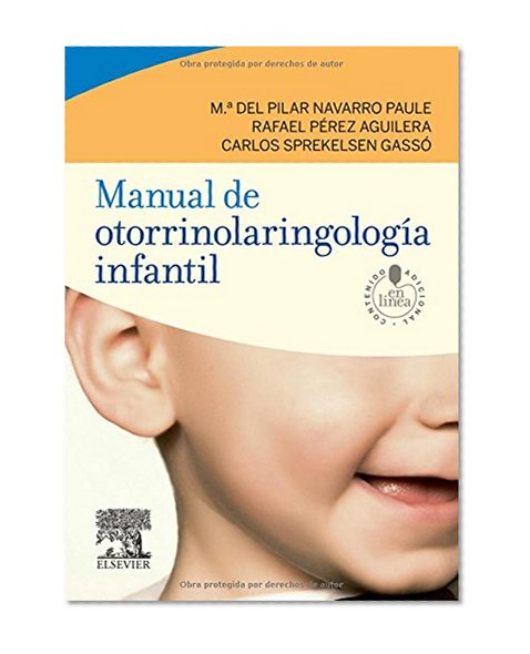Book Cover Manual de otorrinolaringologÃ­a infantil