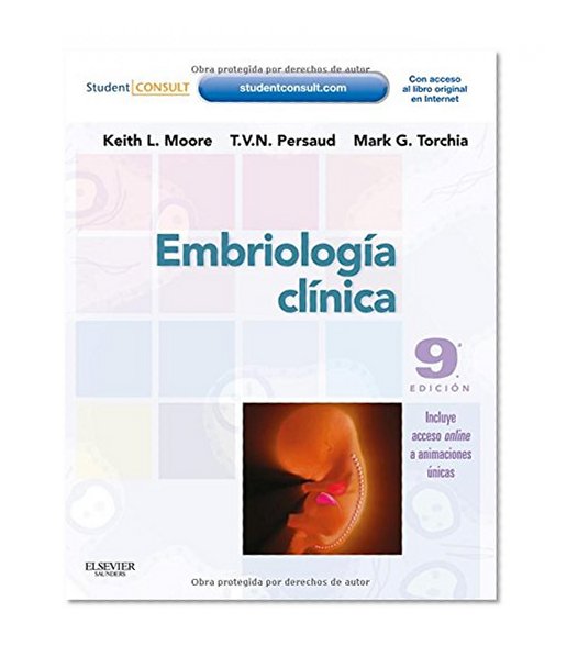 Book Cover Embriologia clinica + StudentConsult (Spanish Edition)