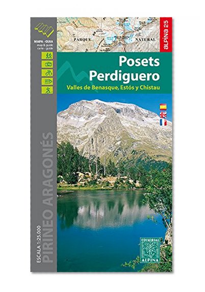 Posets Perdiguero / Valles de Benasque Map and Hiking Guide 2015: ALPI.200-E25