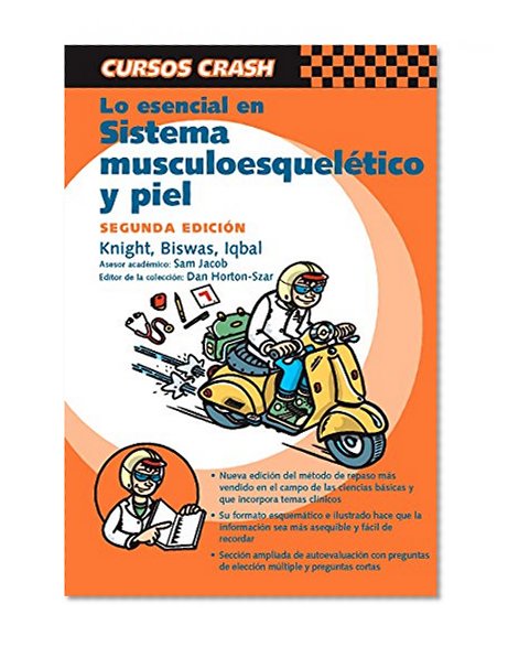 Book Cover Lo esencial en sistema musculoesquelÃ©tico y piel, 2e (Curso Crash De Mosby) (Spanish Edition)