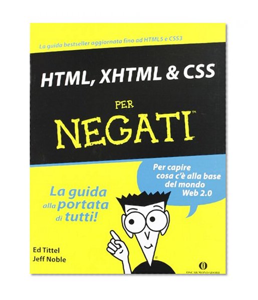 Book Cover HTML, XHTML & CSS per negati