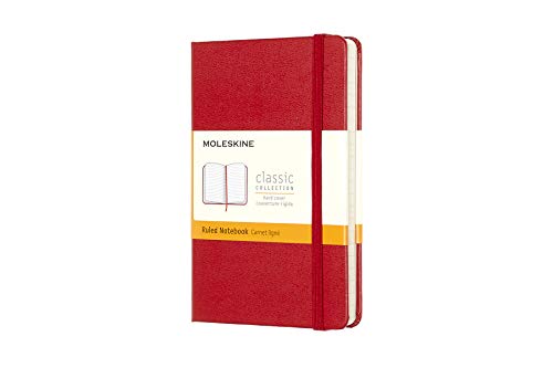 Book Cover Moleskine Classic Hard Cover Notebook, Ruled, Pocket Size (3.5