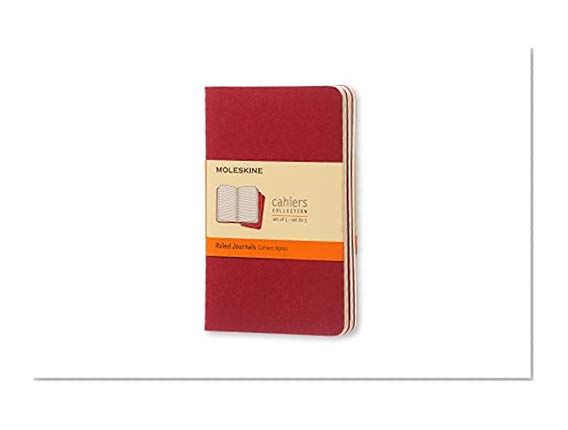 Book Cover Moleskine Cahier Soft Cover Journal, Set of 3, Ruled, Pocket Size (3.5