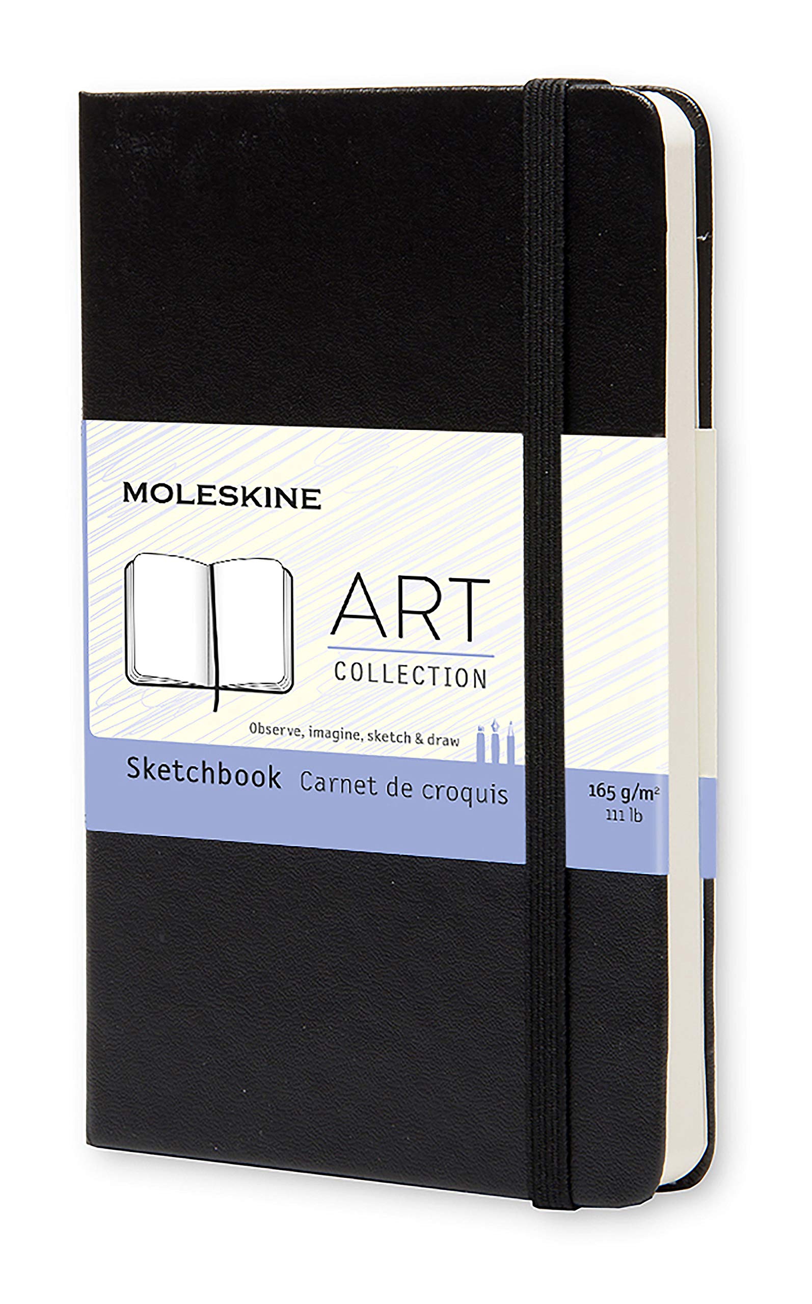 Book Cover Moleskine Art Sketchbook, Hard Cover, Pocket (3.5