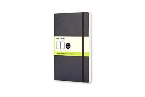 Book Cover Moleskine Classic Soft Cover Notebook, Plain, Pocket Size (3.5