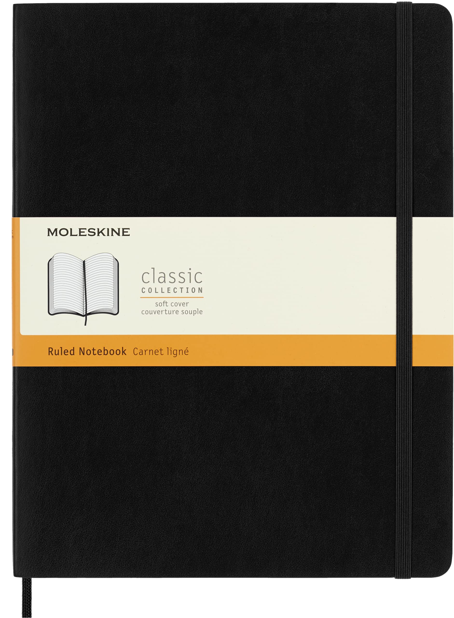 Book Cover Moleskine Classic Notebook, Soft Cover, XL (7.5