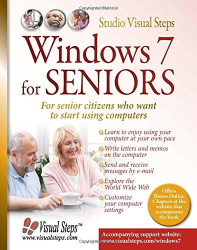Book Cover Windows 7 for Seniors: For Senior Citizens Who Want to Start Using Computers (Computer Books for Seniors series)