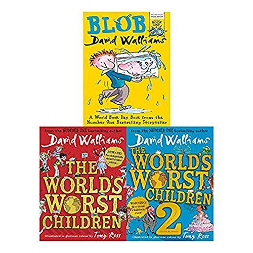 Book Cover David Walliams Worlds Worst Children Collection 3 Books Set