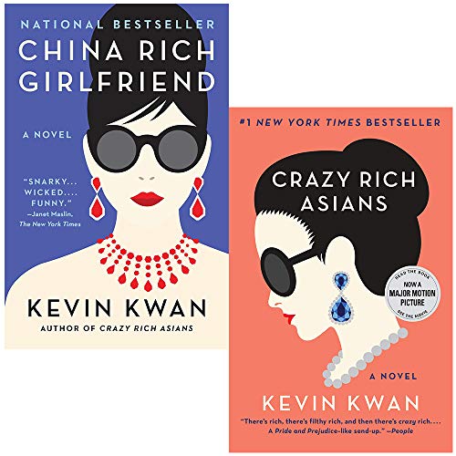 Crazy rich asians and china rich girlfriend 2 books collection set by kevin kwan