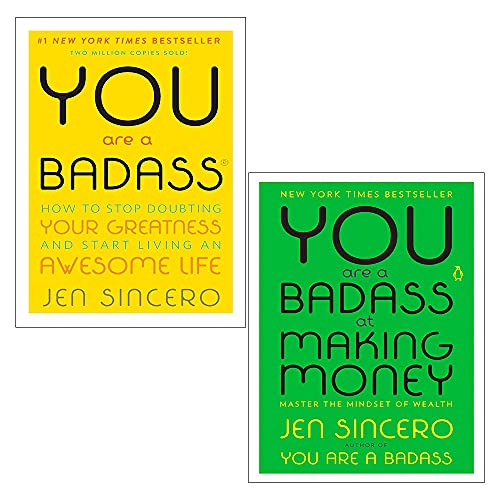 Book Cover You Are a Badass & You Are a Badass at Making Money 2 Books Collection Set