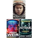 Andy Weir 3 Books Collection Set (Project Hail Mary, Artemis, The Martian)