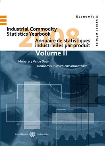 Industrial Commodity Statistics Yearbook 2008: Physical Quantity Data (Vol.I) & Monetary Value Data (Industrial Statistics (Ser. P))