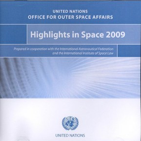 Highlights in Space 2009 (Office for Outer Space Affairs)
