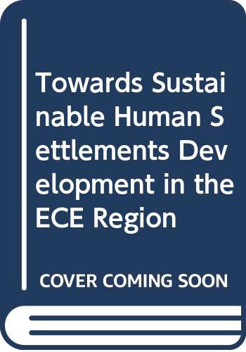Towards sustainable human settlements development in the ECE region