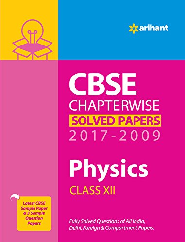 Book Cover CBSE Chapterwise Physics Class 12th
