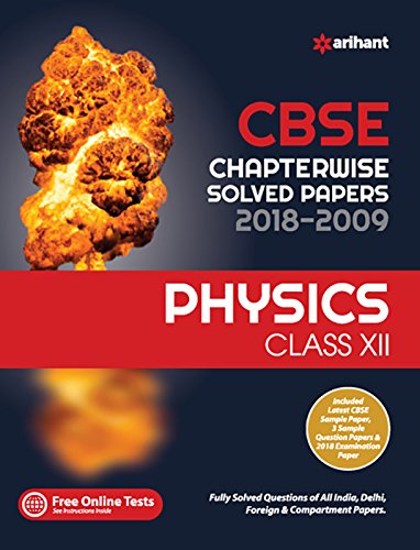 Book Cover CBSE CHAPTERWISE 2018-2009 PHYSICS CLASS 12TH, NULL [Paperback] Arihant Experts