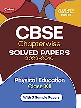 Book Cover CBSE Physical education Chapterwise Solved Papers Class 12 for 2023 Exam (As per Latest CBSE syllabus 2022-23)