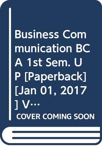 Business Communication BCA 1st Sem. UP
