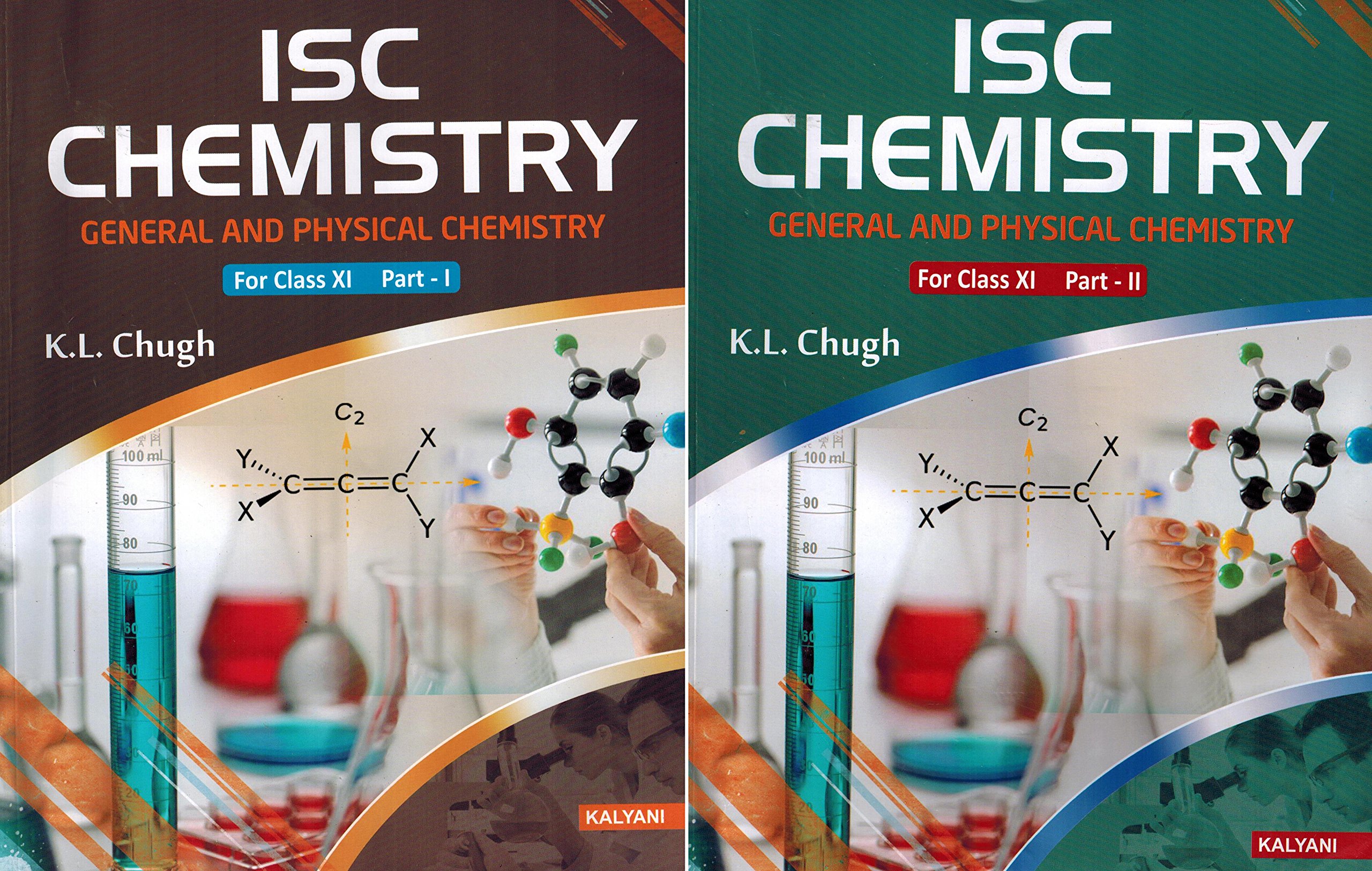 Book Cover ISC Chemistry (General and Physical Chemistry) For Class - XI Part - I and Part - II