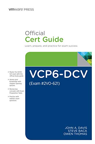 Book Cover Vcp6-Dcv Official Cert Guide (Exam #2V0-621)
