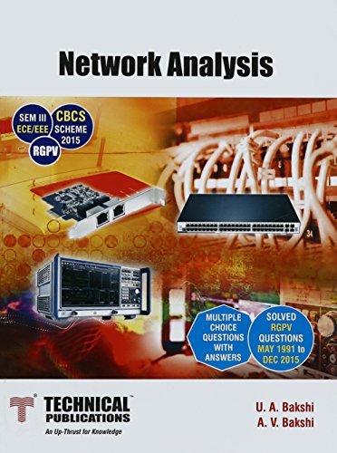 Book Cover Network Analysis : RGPV SEM-III ECE/EEE, CBCS Scheme 2015 PB....Bakshi U A/Bakshi A V