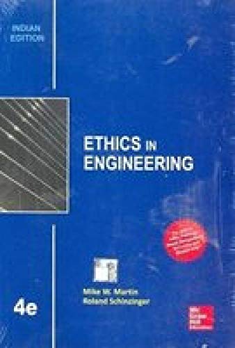 Book Cover Ethics in Engineering (Edn 4) By Mike Martin,roland Schinzinger