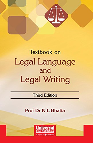 Textbook on Legal Language & Legal Writing
