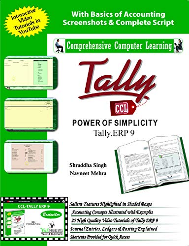 Book Cover Tally ERP 9 (Power of Simplicity): Software for Business and Accounts