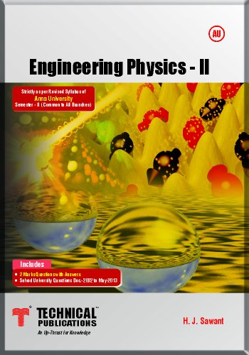 Book Cover Engineering Physics – II for ANNA University (II-COMMON-2013 course) (First Edition, 2014)