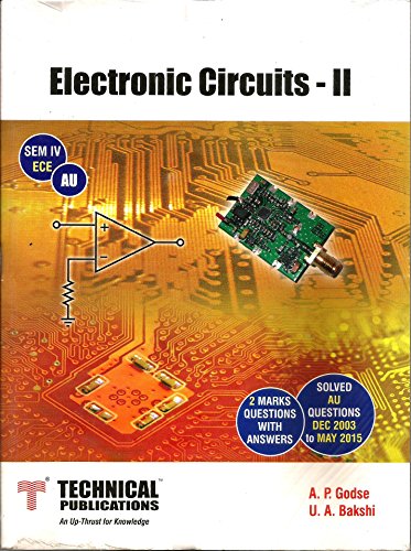 Book Cover Electronic Circuits - II for ANNA University (IV-ECE-2013 course)