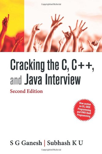 Book Cover Cracking the C, C++, and Java Interview: 2e