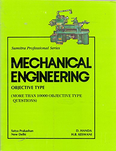 Book Cover Mechanical Engineering (Objective Type)
