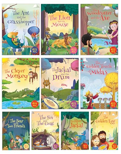 Illustrated Moral Stories (Collection of 10 Books)