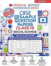 Book Cover Oswaal CBSE Sample Question Papers Class 10 Social Science Book (For 2023 Exam)