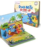 Intelliskills Premium Dino-Mite 3D Pop-Up Story Board Book for Kids, Learning & Educational Book With 5 Interactive Scenes, Fun Activity Books for 2+ Years Old, Birthday Gift, 10 Pages, BIS Certified