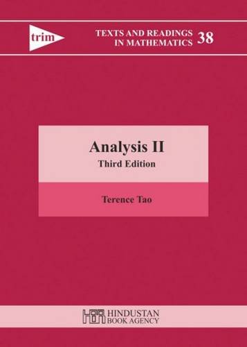 Book Cover Analysis II: Third Edition (Texts and Readings in Mathematics)
