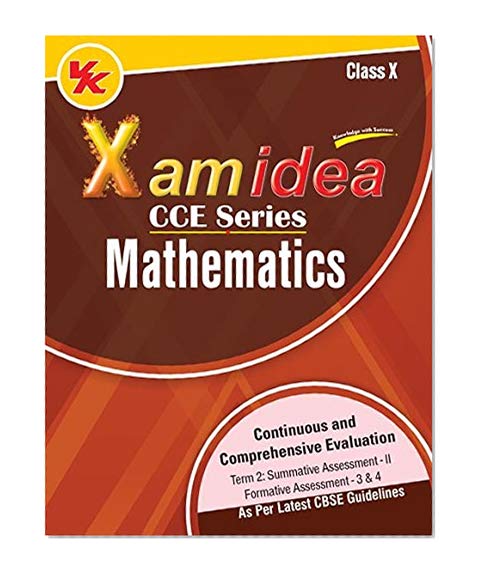 Book Cover Xam Idea CCE Series Mathematics Term-2 Class 10