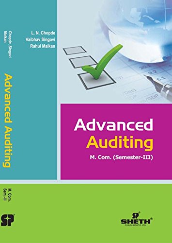 MCOM SEM-III ADVANCED AUDINTING