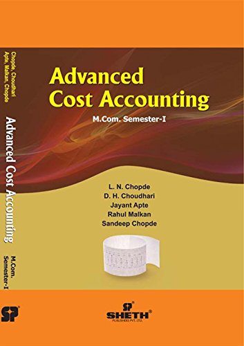 MCOM-I SEM-I ADVANCE COST ACCOUNT
