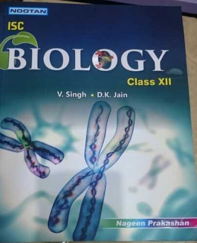 Book Cover Nootan ISC Biology Class - 12
